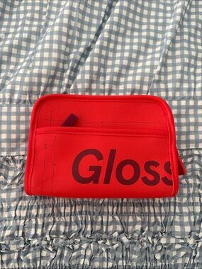 Glossier beauty bag